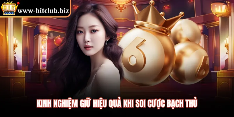 Kinh nghiệm giữ hiệu quả khi soi cược bạch thủ